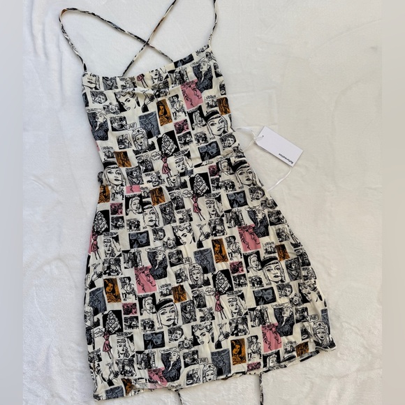 NWT reformation cane comic dress - Picture 1 of 5